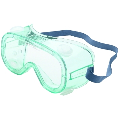 SPARTAN GREEN FRAME SAFETY GLASSES CLEAR AF COAT